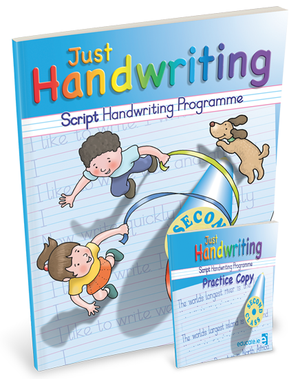 Just Handwriting *SCRIPT Second Class (incl Free Practice Copy) –