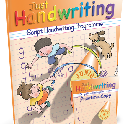 Just Handwriting *SCRIPT *Senior Infants (incl Free Practice Copy ...
