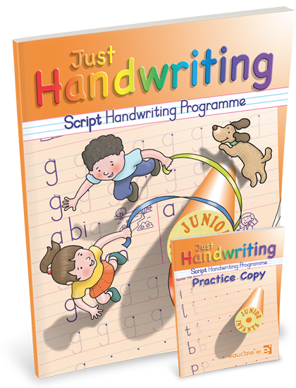 Just Handwriting *SCRIPT *Junior Infants (incl Free Practice Copy) –