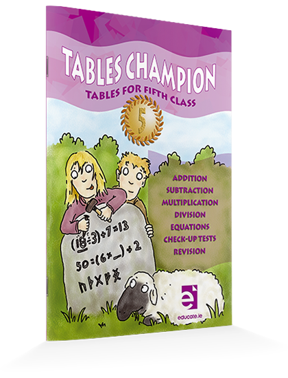 Tables Champion 5th Class Educate ie