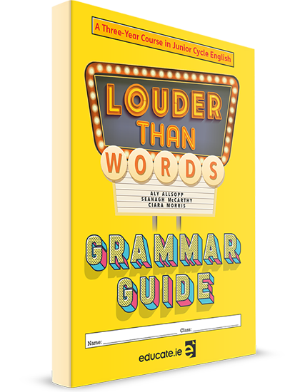 Louder Than Words Grammar Guide book