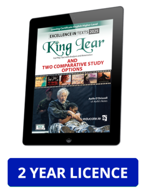 Excellence in Texts 2025 King Lear ebook 2 years licence