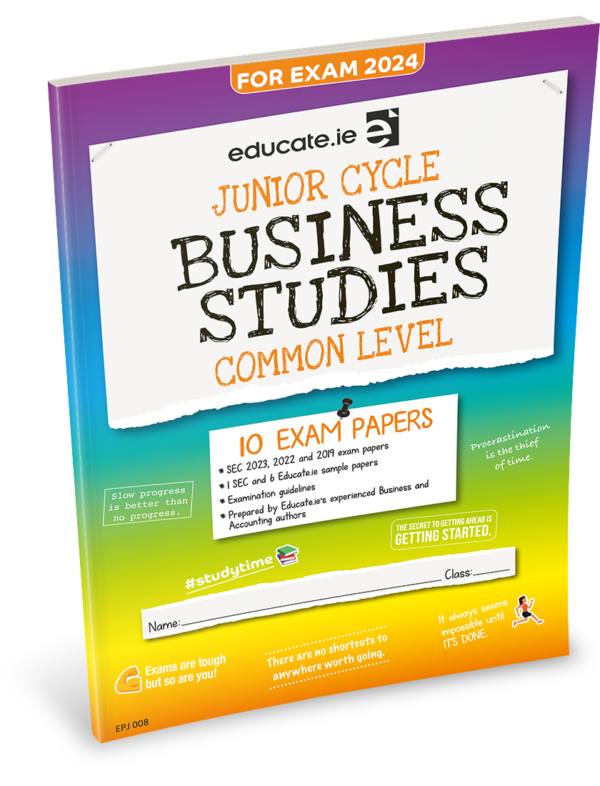 JC 2024 Business Studies Exam Papers
