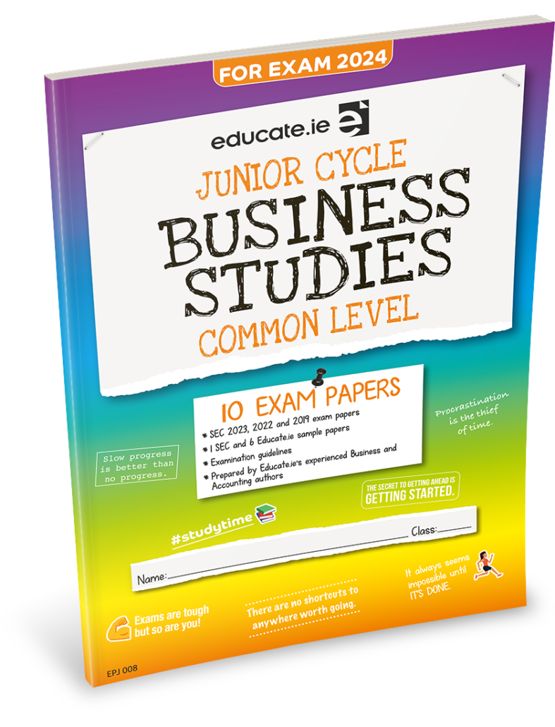 2024 Business Studies Junior Cycle Exam Papers Common Level educate.ie