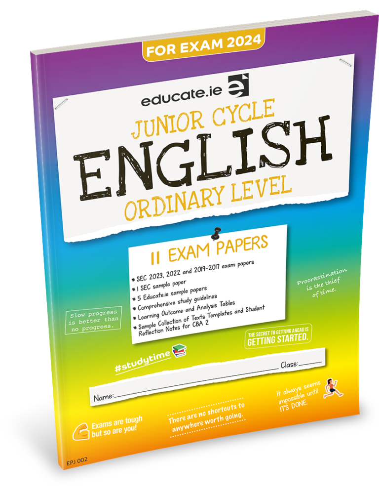 2024 English Junior Cycle Exam Papers Ordinary Level educate.ie