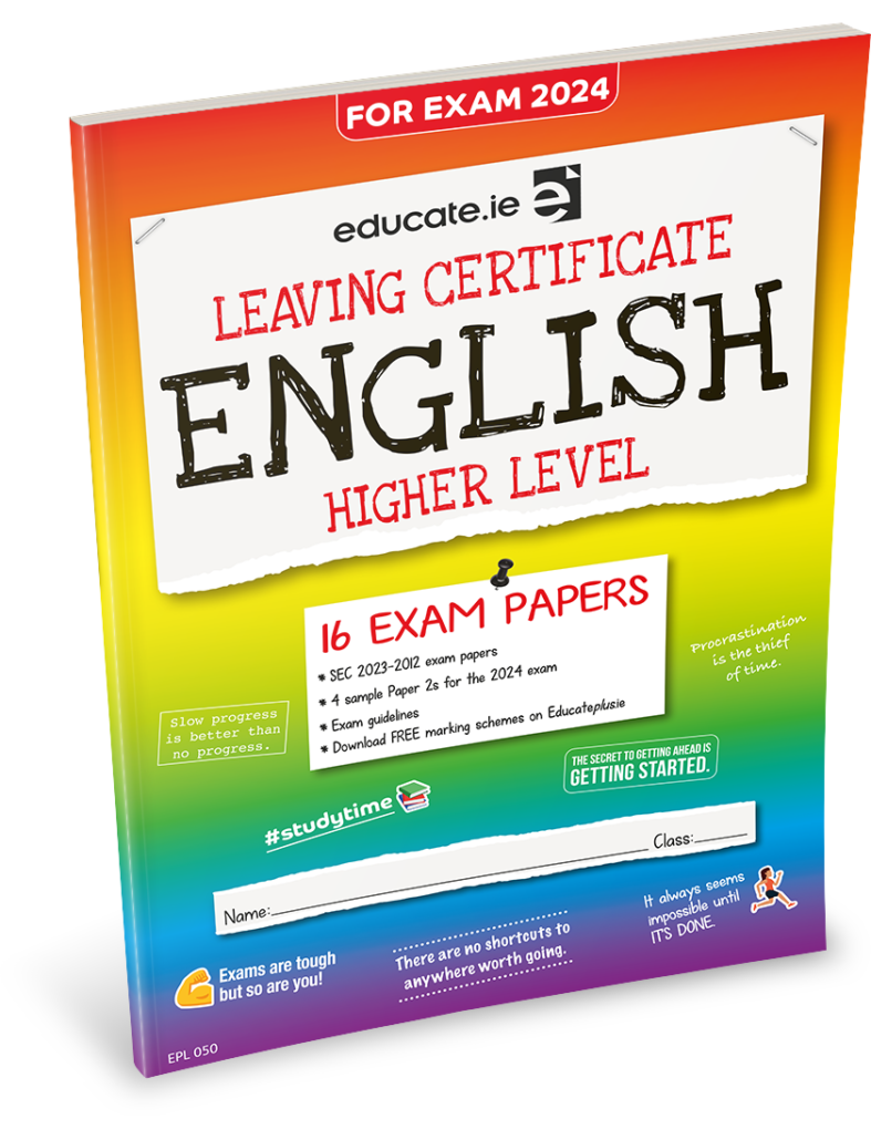 2024 English Leaving Cert Exam Papers Higher Level educate.ie