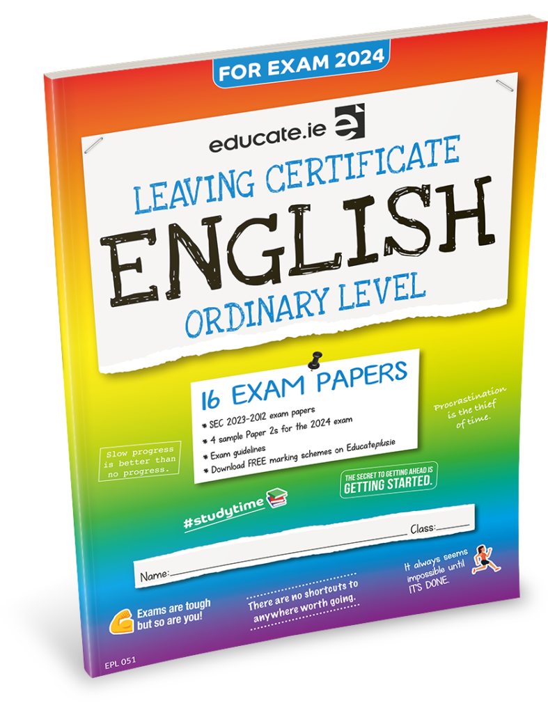 2024 English Leaving Cert Exam Papers Ordinary Level educate.ie