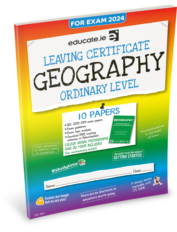 LC Geography 2024 OL exam papers