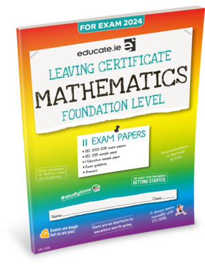 LC 2024 FL Maths exam papers