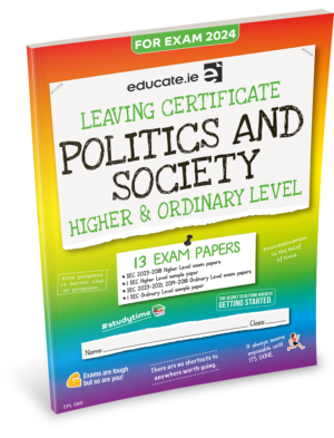 LC Politics and Society 2024 exam papers