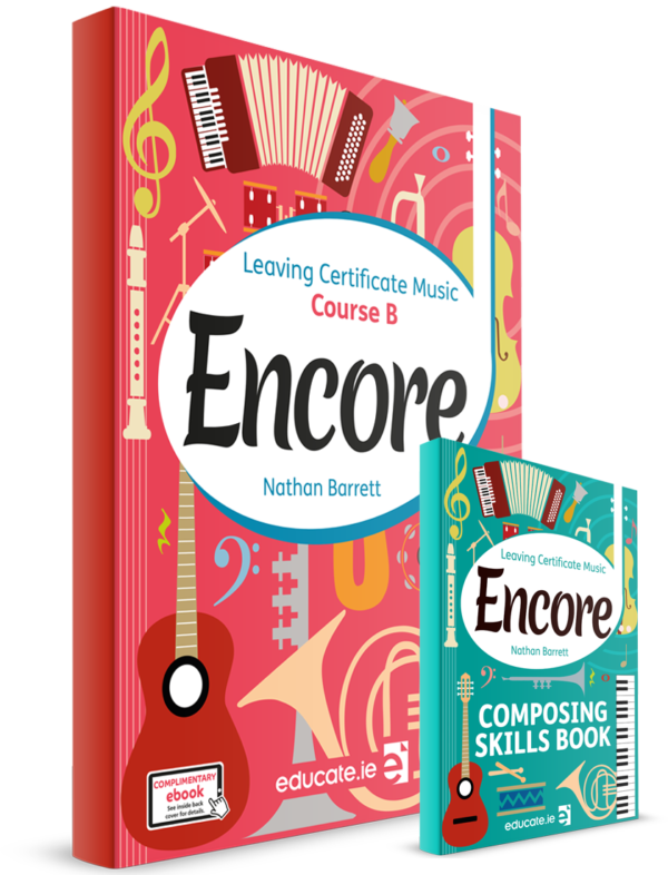 Encore textbook and composing skills book