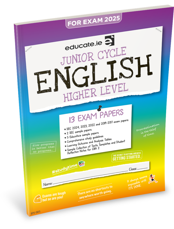 2025 JC English Higher Level Exam Papers