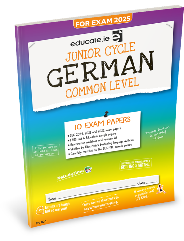 2025 JC German Exam Papers