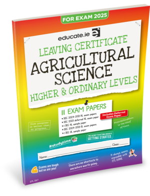 2025 Leaving Cert Agricultural Science Exam Papers