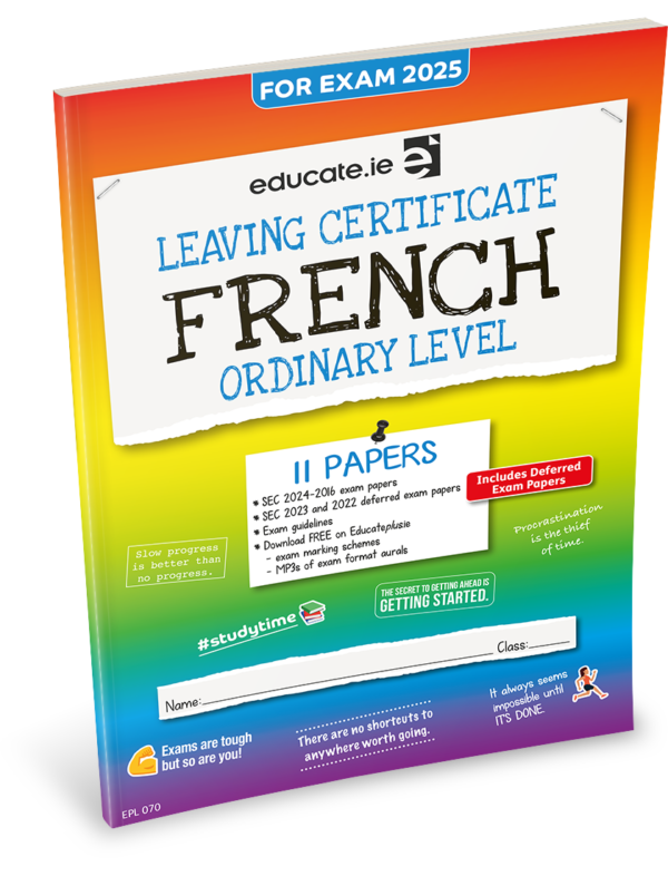 2025 Leaving Cert French Ordinary Level Exam Papers