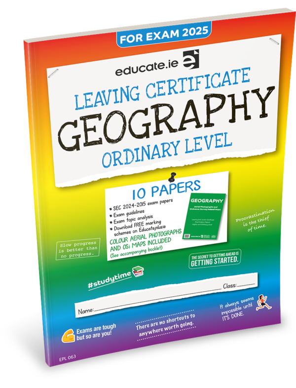 2025 Leaving Cert Geography Ordinary Level Exam Papers