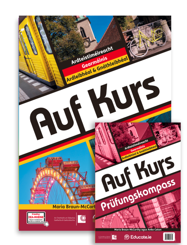 Auf Kurs Gaeilge textbook package flat