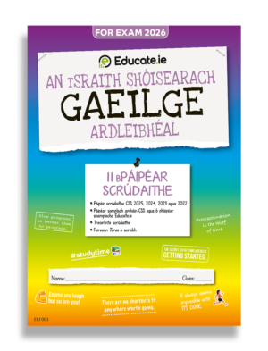 2026 JC Irish HL Exam Papers Cover