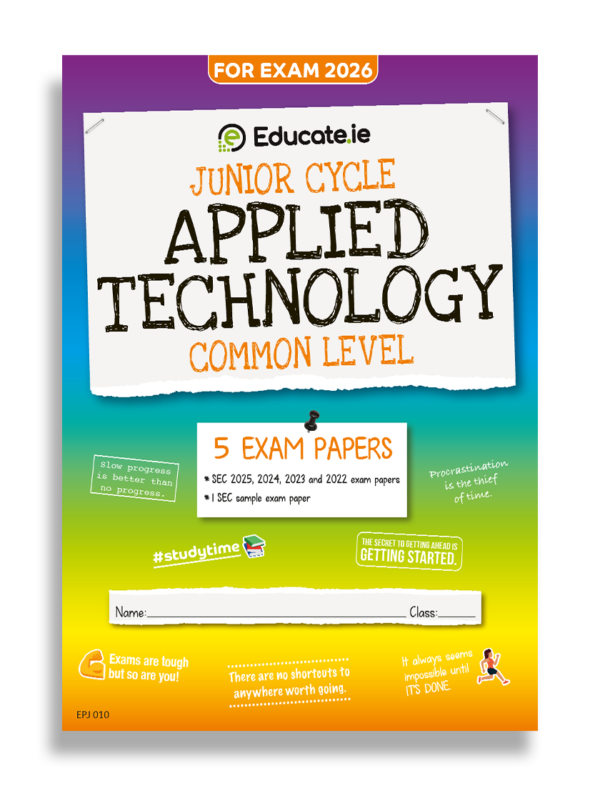 2026 Junior Cycle Applied Technology Paper Cover
