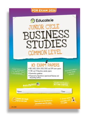 2026 Junior Cycle Business Studies Exam Papers Cover