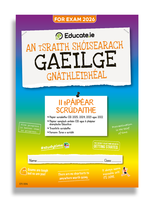 2026 JC Irish OL Exam Papers Cover