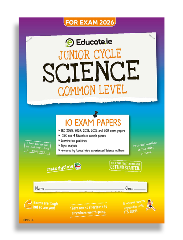 2026 Junior Cycle Science Exam Papers Cover