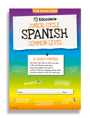 2026 Junior Cycle Spanish Exam Papers Cover