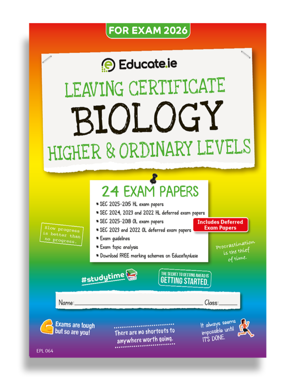 2026 Leaving Cert Biology Exam Papers Cover
