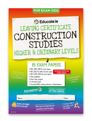 2026 Leaving Cert Construction Studies Exam Papers Cover
