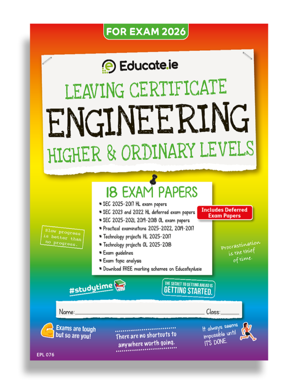 2026 Leaving Cert Engineering Exam Papers Cover