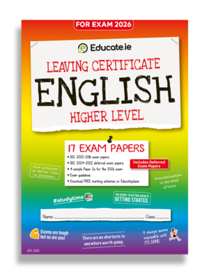 2026 Leaving Cert English HL Exam Papers Cover