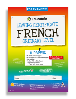 2026 Leaving Cert French OL Exam Papers Cover
