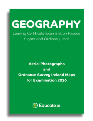 2026 Leaving Cert Geography Aerial Photographs and OSI Maps Booklet Cover