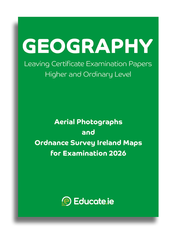 2026 Leaving Cert Geography Aerial Photographs and OSI Maps Booklet Cover