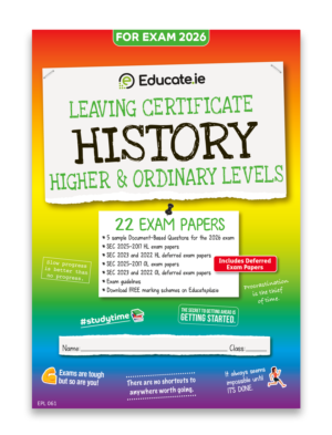 2026 Leaving Cert History Exam Papers Cover