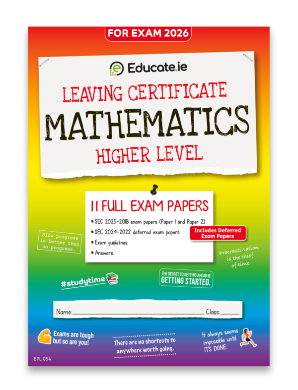 2026 Leaving Cert Maths HL Exam Papers Cover