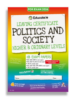 2026 Leaving Cert Politics And Society Exam Papers Cover
