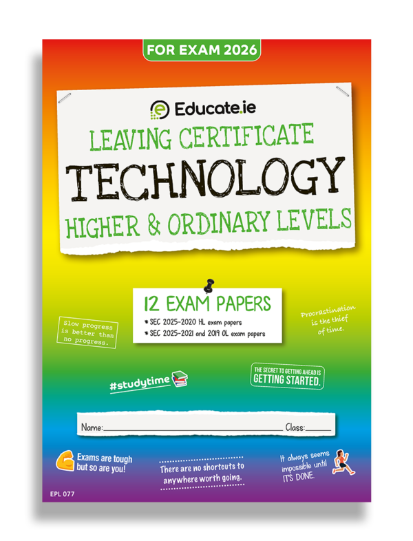 2026 Leaving Cert Technology Exam Papers Cover
