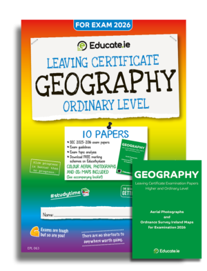 2026 Leaving Cert Geography OL Exam Papers Cover