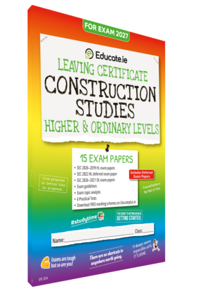 2027 Construction Studies Higher & Ordinary Level Exam Papers 3D cover