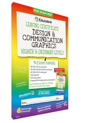 2027 DCG Leaving Certificate Higher & Ordinary Level Exam Papers 3D Cover