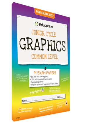 2027 Graphics Junior Cycle Common Level Exam Papers 3D COVER