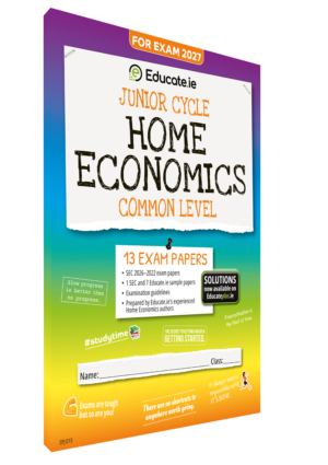 2027 Home Economics Junior Cycle Common Level Exam Papers 3D Cover