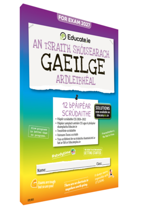 2027 Irish Junior Cycle Higher Level Exam Papers 3D Cover