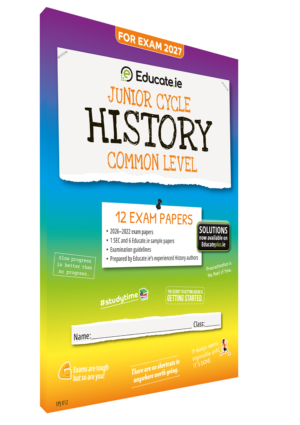 2027 JC History Common Level Exam Papers 3D Cover