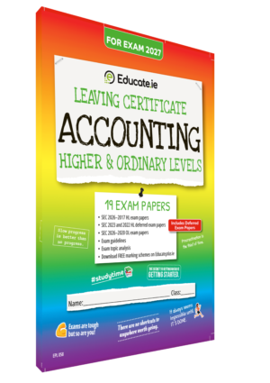 2027 LC Accounting Higher & Ordinary Level Exam Papers 3D cover