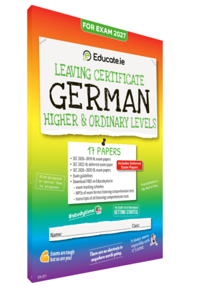 2027 LC German Higher & Ordinary Level Exam Papers 3D cover