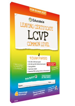 2027 LC LCVP Common Level Exam Papers 3D cover