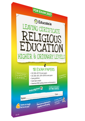 2027 Religious Education Leaving Certiciate Higher & Ordinary Level Exam Papers 3D COVER