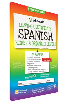 2027 Spanish Leaving Certiciate Higher & Ordinary Level Exam Papers 3D Cover